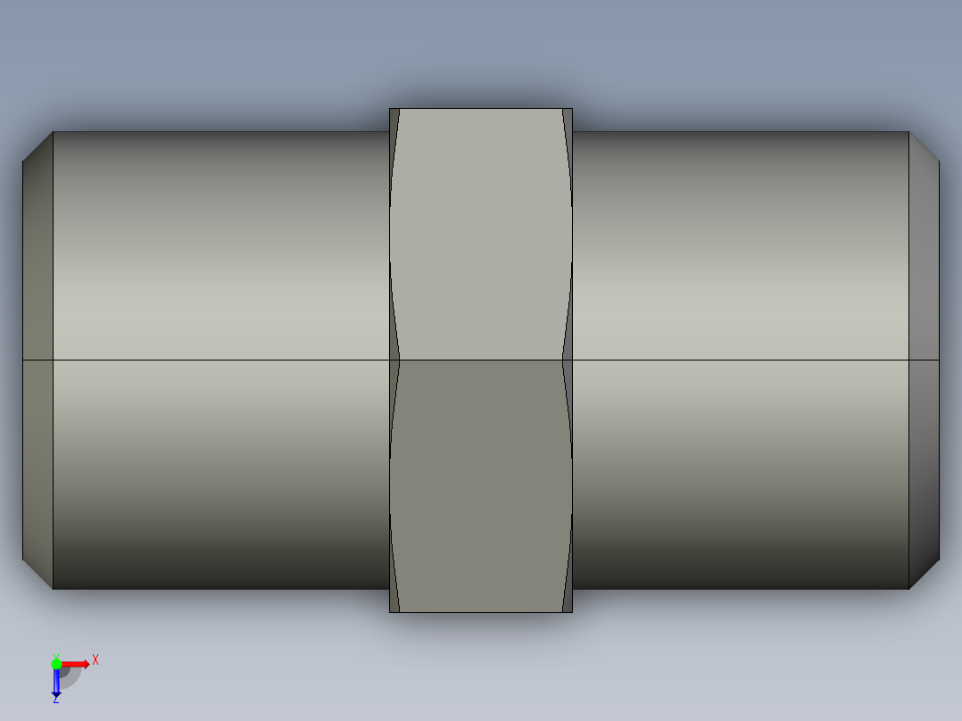 卡套式工业通用硬管接头EO Union G06LL71X俯视图