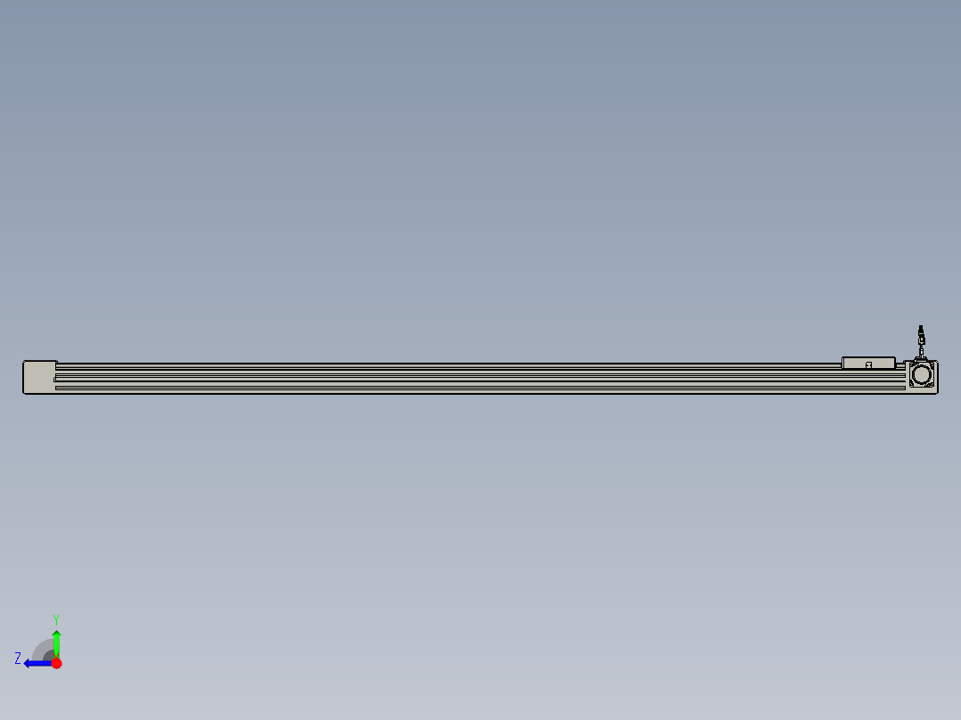 威洛博直线电机模组EB6-L140-S1900-R-P40-MS3右视图