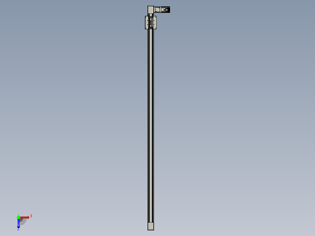 威洛博直线电机模组EB6-L140-S1900-R-P40-MS3俯视图
