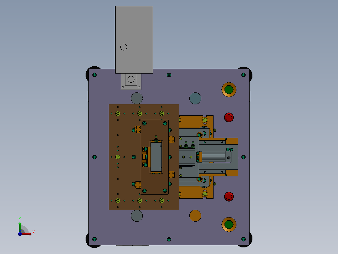 热熔机总装图前视图