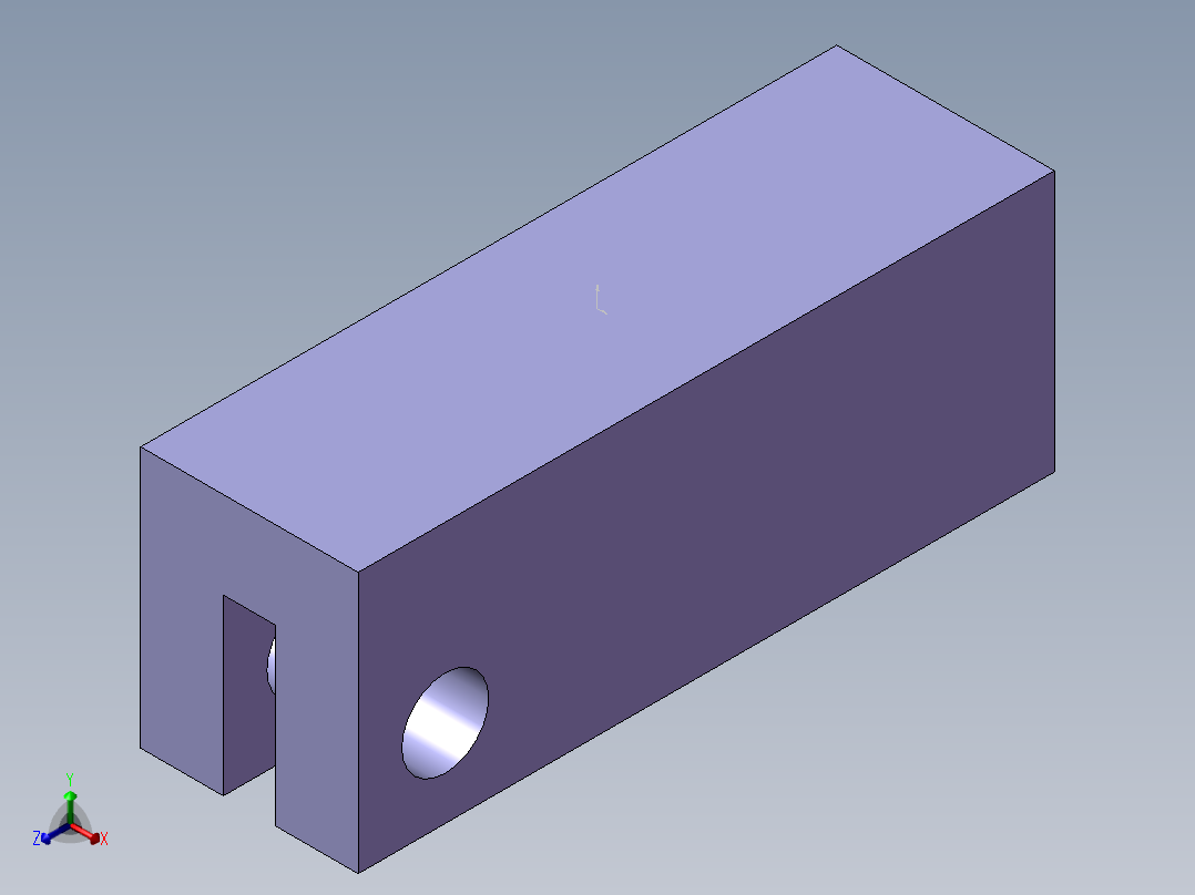 S3 铰链支架正等轴测图