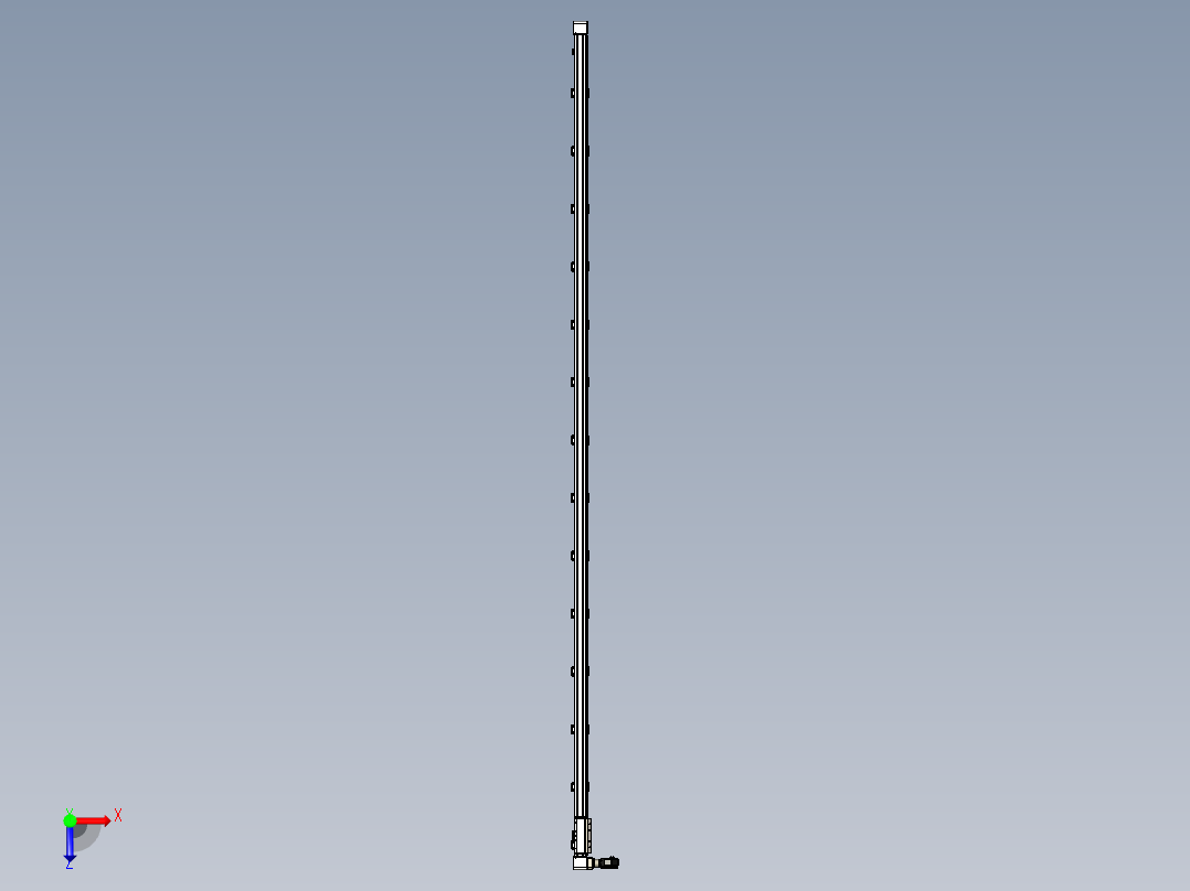 同步带滑台-欧规B8H-L176-S5400-L-ZP40-D3-N5俯视图