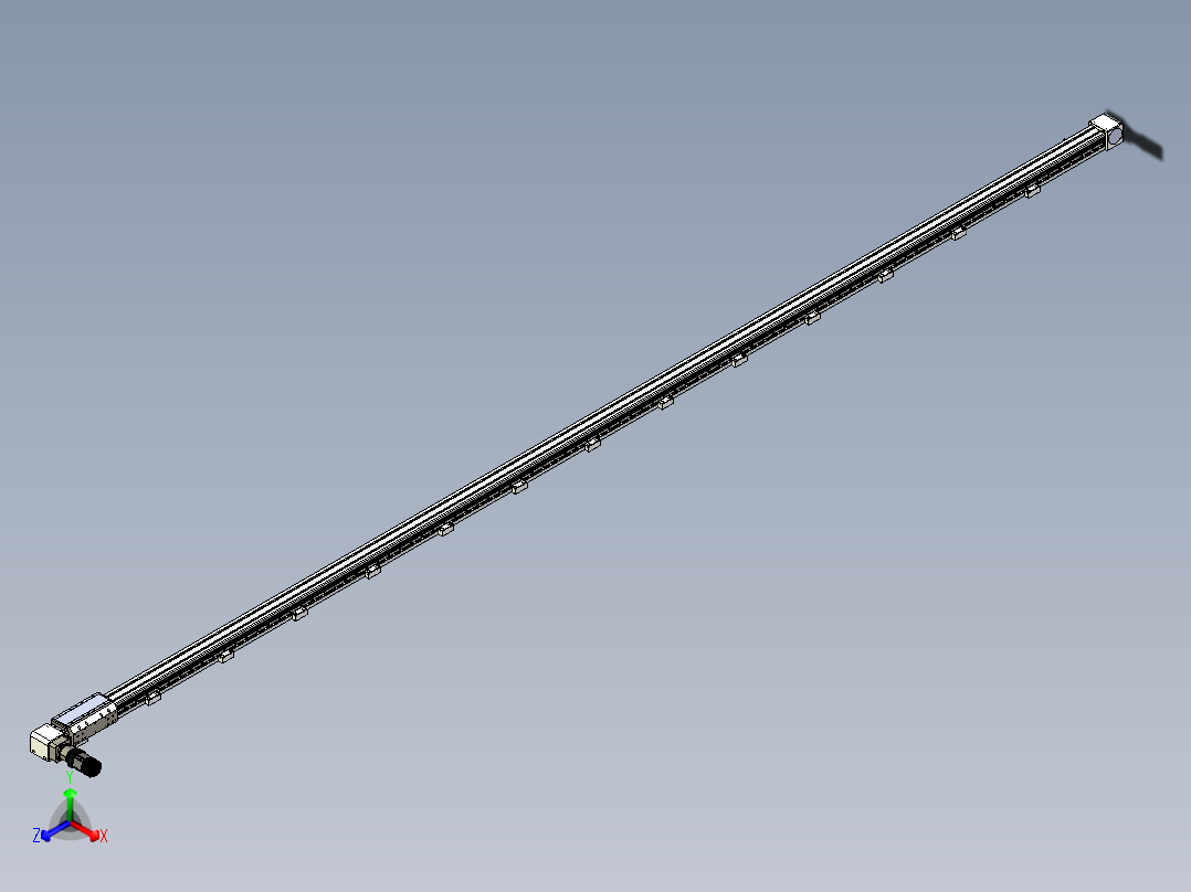 同步带滑台-欧规B8H-L176-S5400-L-ZP40-D3-N5正等轴测图