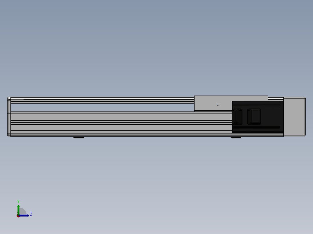 精密模组MY140-T10-300L-BR-P40B-C4-C左视图