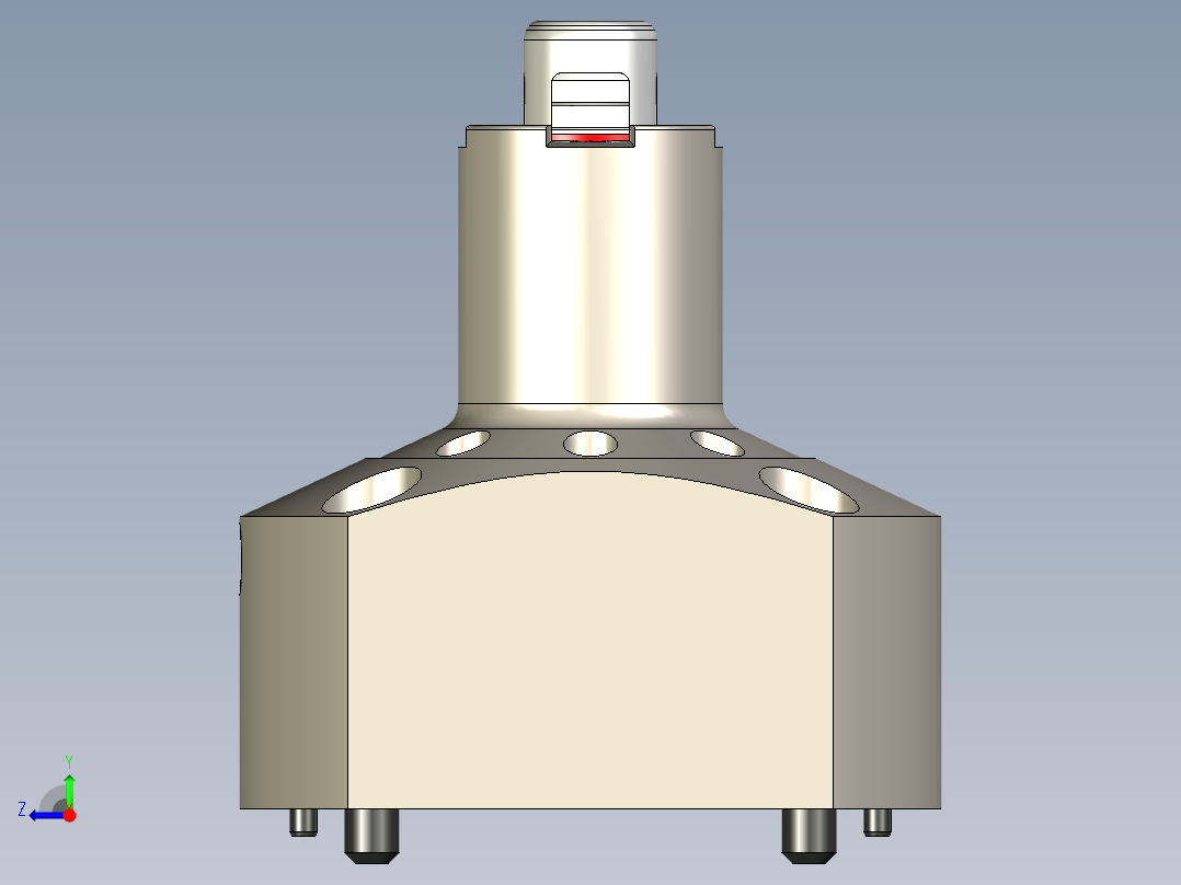 KOSMEKSFA3000-G0N-150-H75多系列多零件图纸模型多系列多零件图纸模型右视图