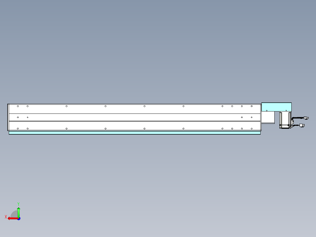 威洛博VBC同步带传动一无尘环境VBC14-L45-S1000-BR-ZP40-C3后视图