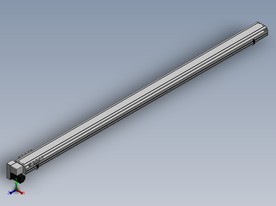 精密模组MT140-L110-2400-LD-M40-C4正等轴测图