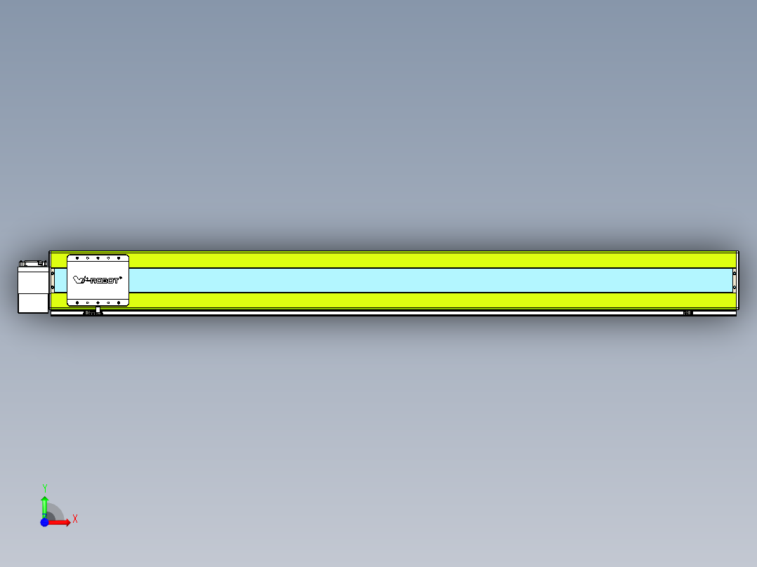 威洛博VBC同步带传动一无尘环境VBC17-L45-S1700-BLD-ZP75-C3前视图
