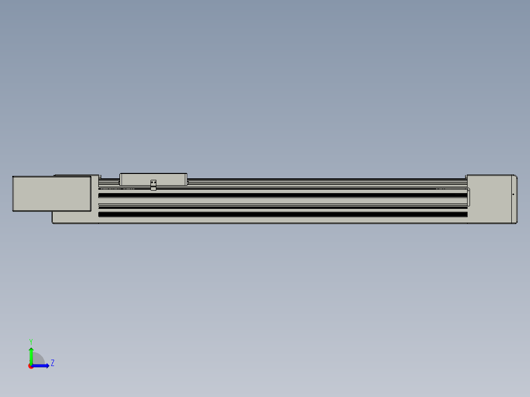 威洛博直线电机模组EB10-L224-S750-BL-ZP75-MS3-5K左视图