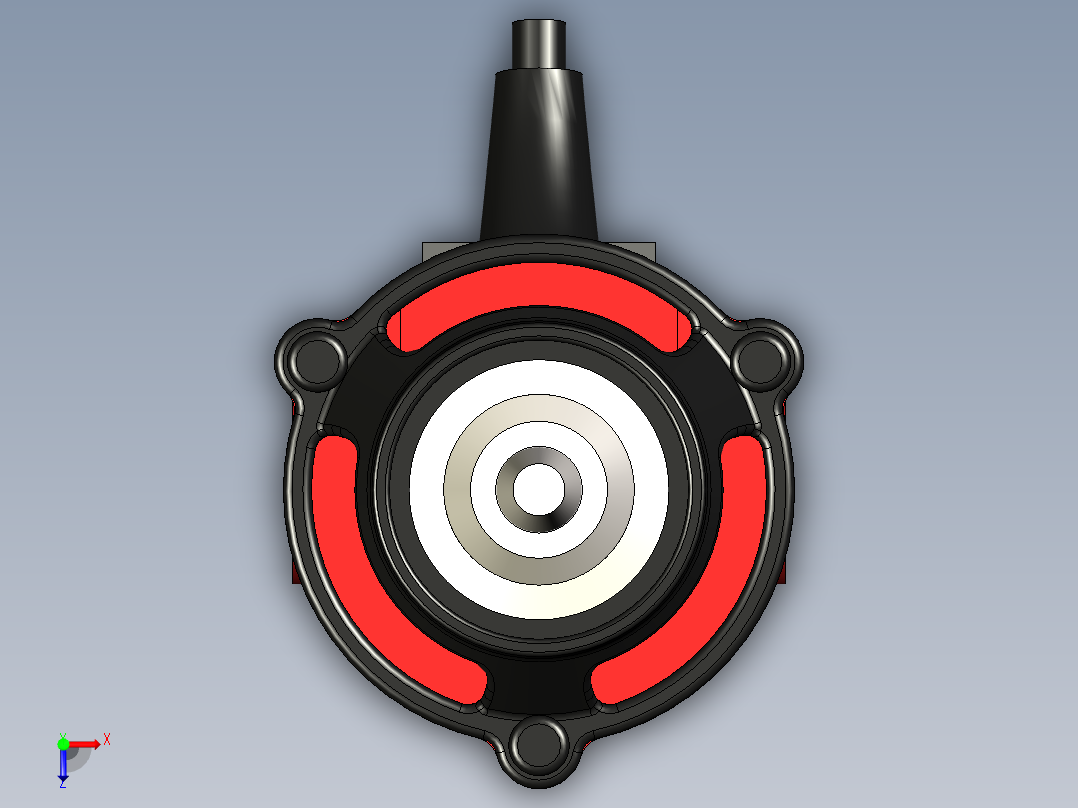 电动研磨机俯视图