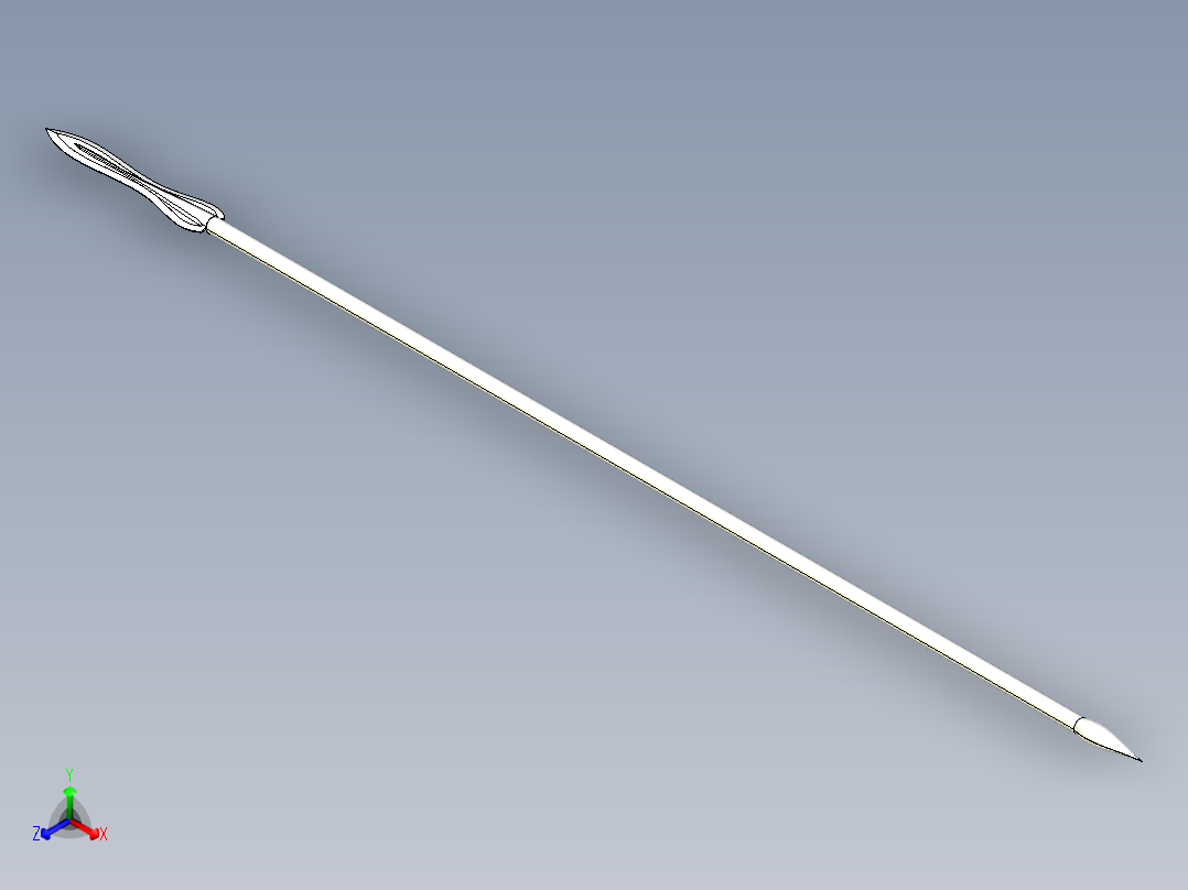 剑、宝剑(24)正等轴测图