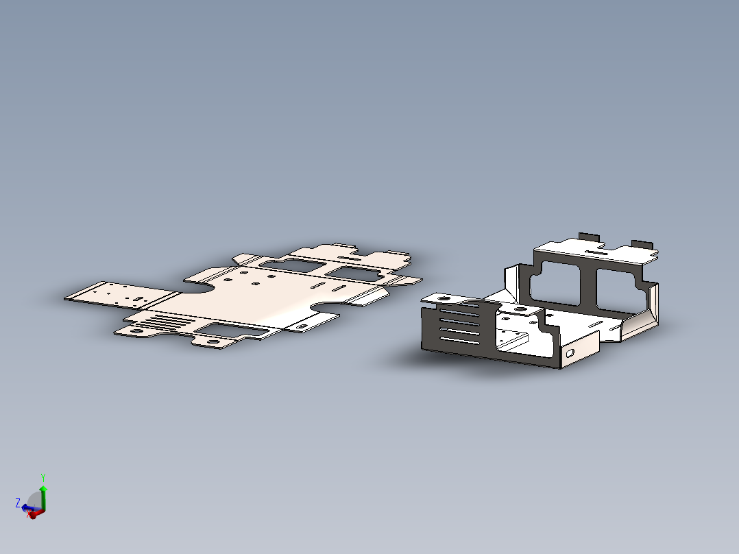 solidworks <span style='color: red'>金属板</span>组件框架