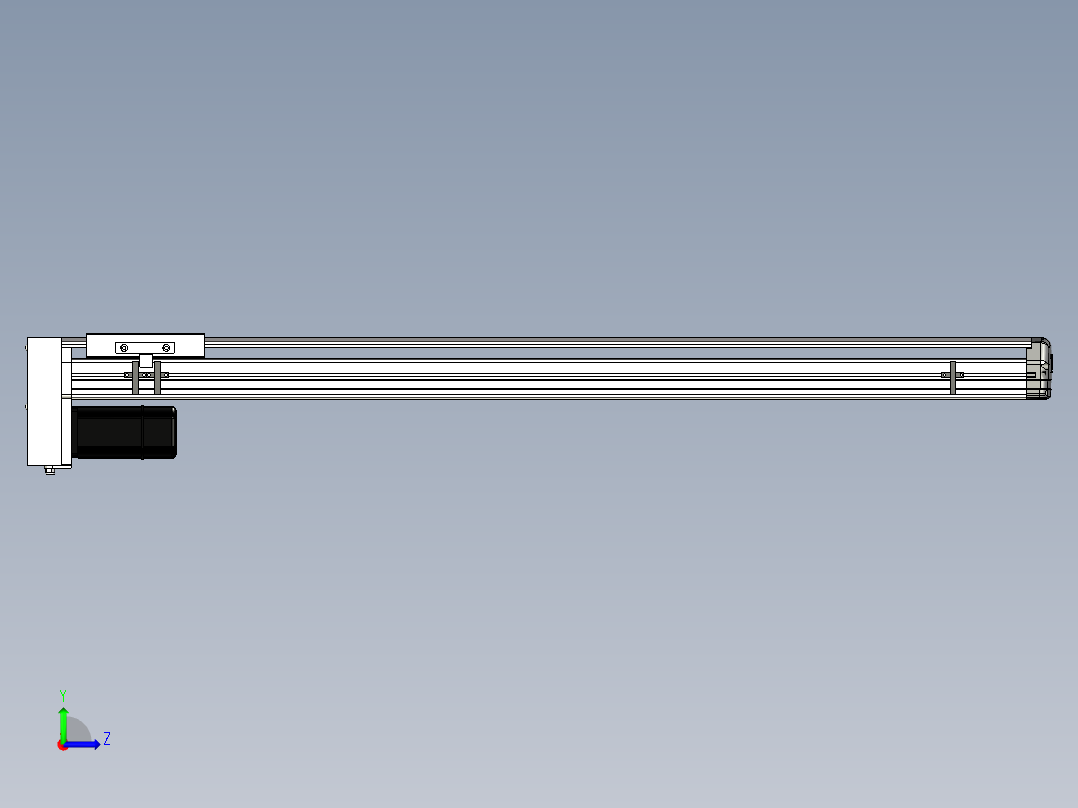 Toyo东佑达直线模组-ETH14-950-BM-400W左视图