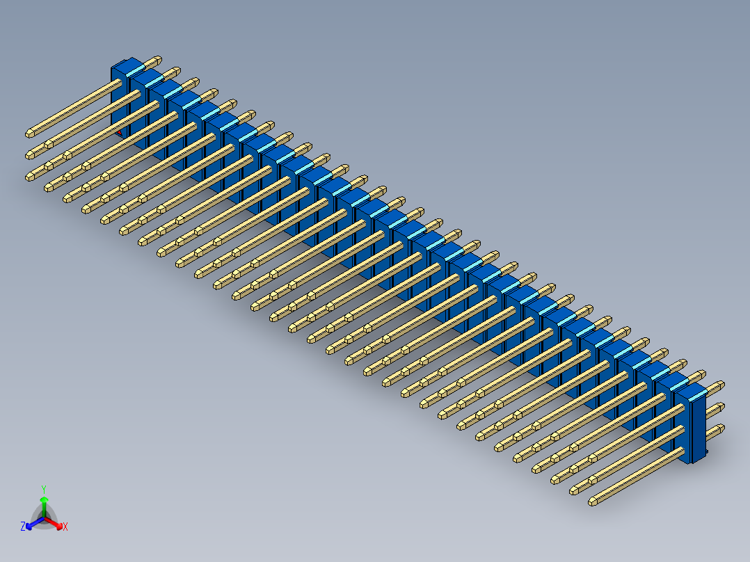 彩色公头100mil（2.54mm）系列-DS1021_blue_3x31p_100mil_Type5_rev1.0