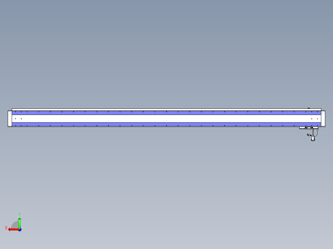 威洛博VL系列直线电机模组-VL14S2-S2450后视图