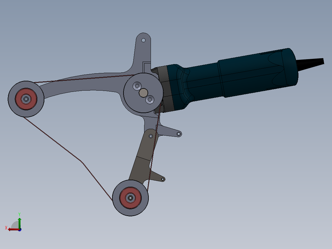 博世磨床后视图