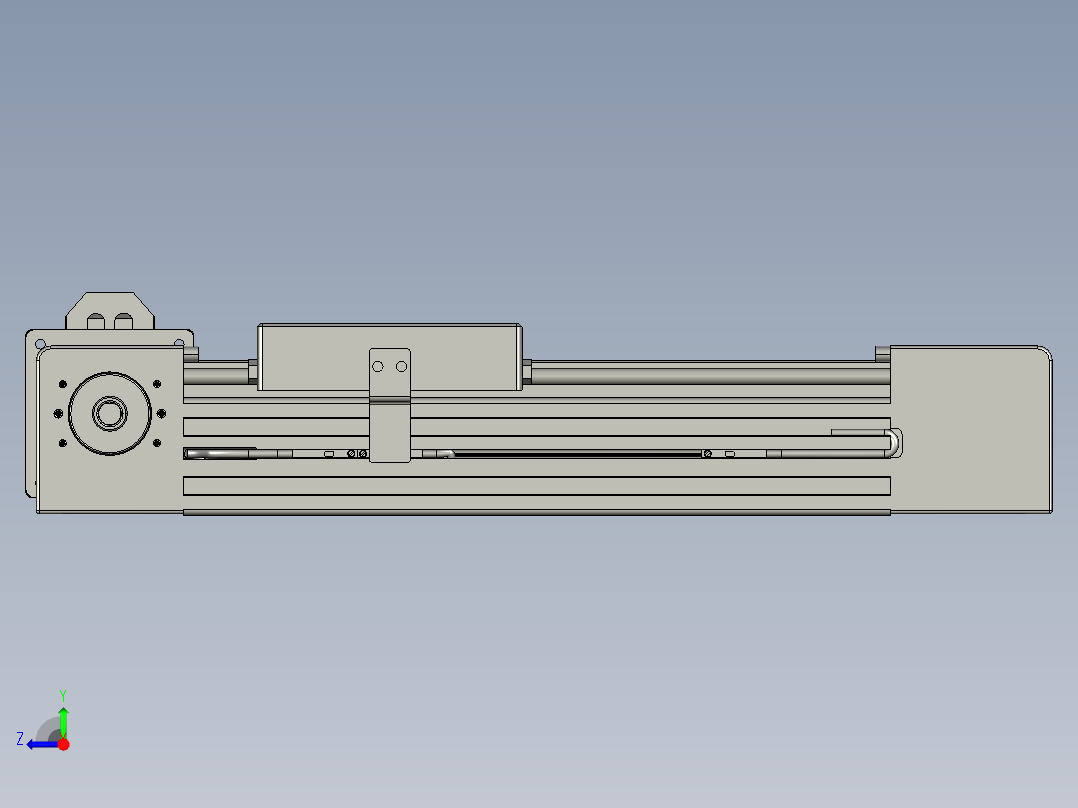 威洛博直线电机模组EB4-L80-S100-R-57-MS3右视图