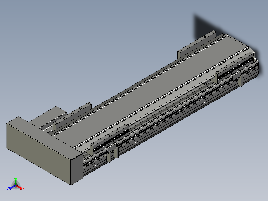 直线模组LHA170-S500-R设计图纸