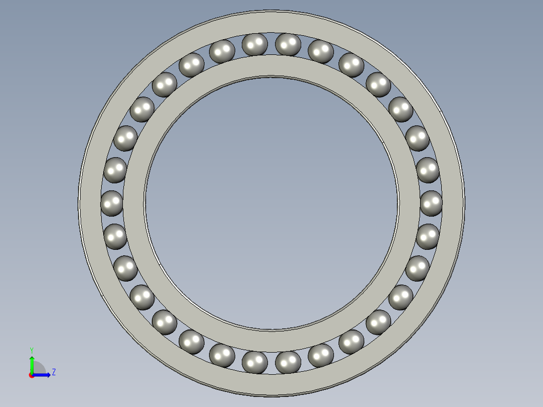 深沟球轴承16026左视图