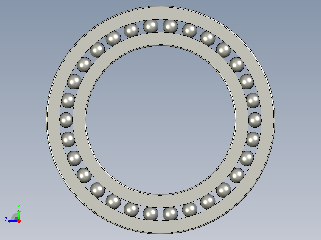 深沟球轴承16026右视图