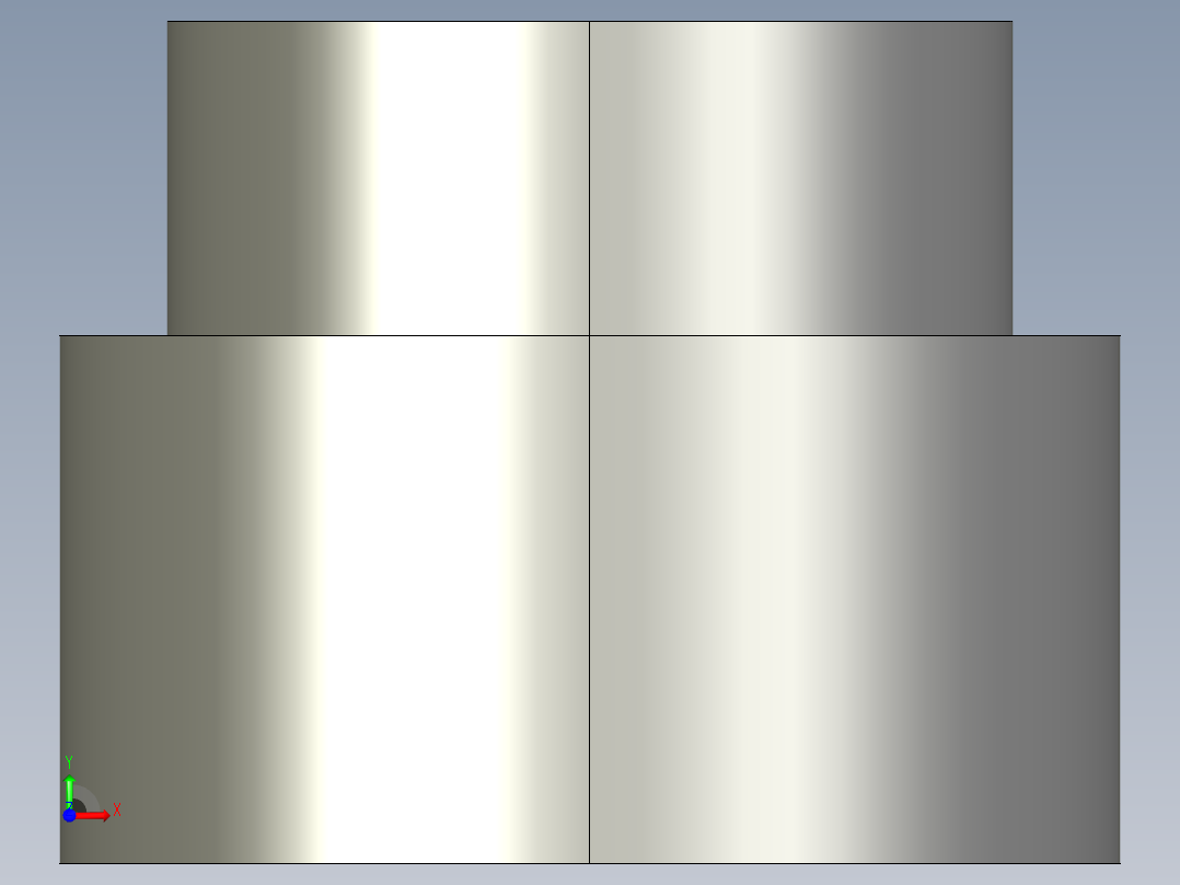 船舶管路系统SeaCor_ReducerCoupling_SxS_37J129422_4in x 3in前视图