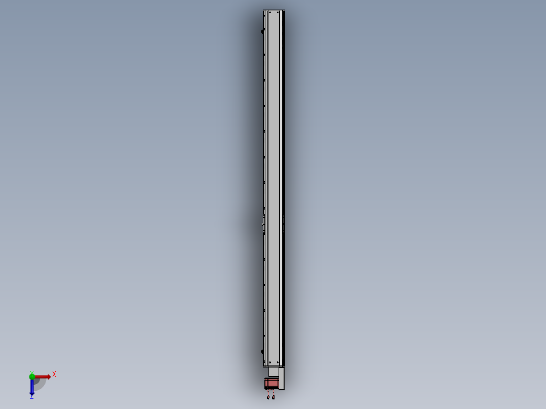 精密模组MT170-L125-2500-R-M75-C4俯视图