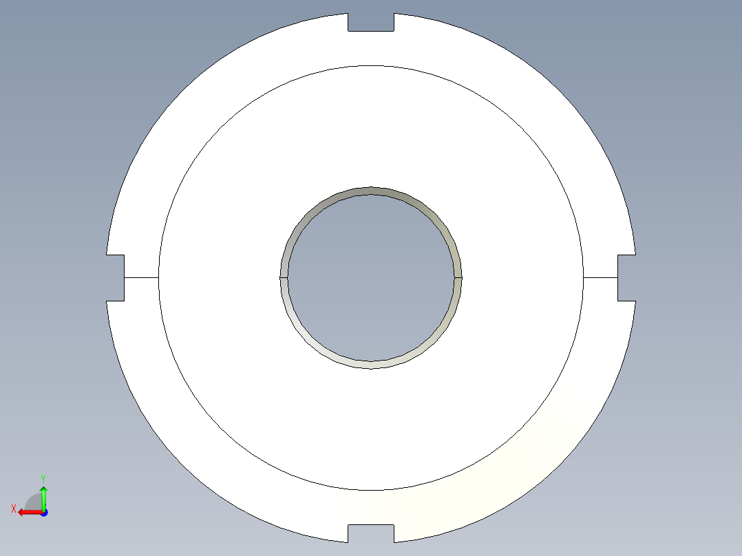 高度調整座(B)2512-3D多系列多零件图纸模型后视图