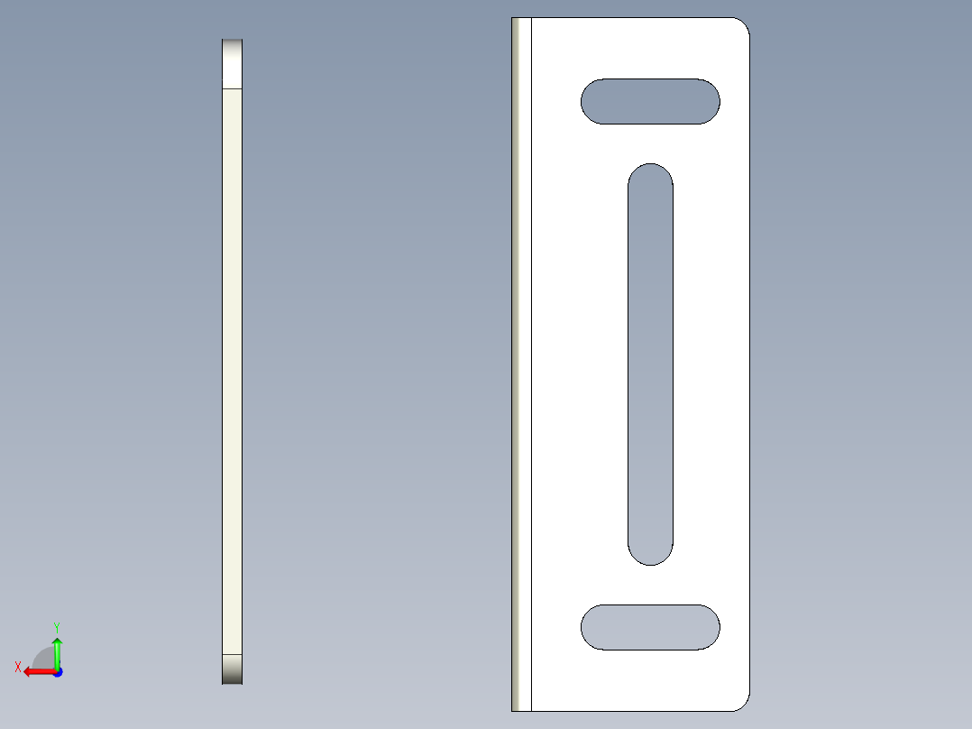 基恩士GV-B03_kc图纸模型后视图