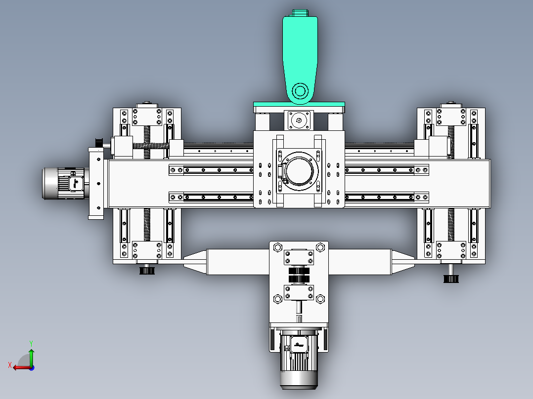 2023.02月-三轴移动钻孔sw20后视图