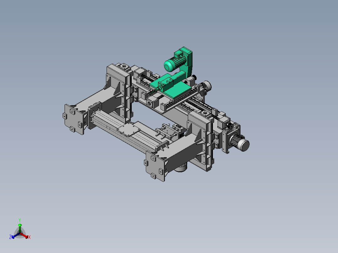 2023.02月-三轴移动钻孔sw20正等轴测图