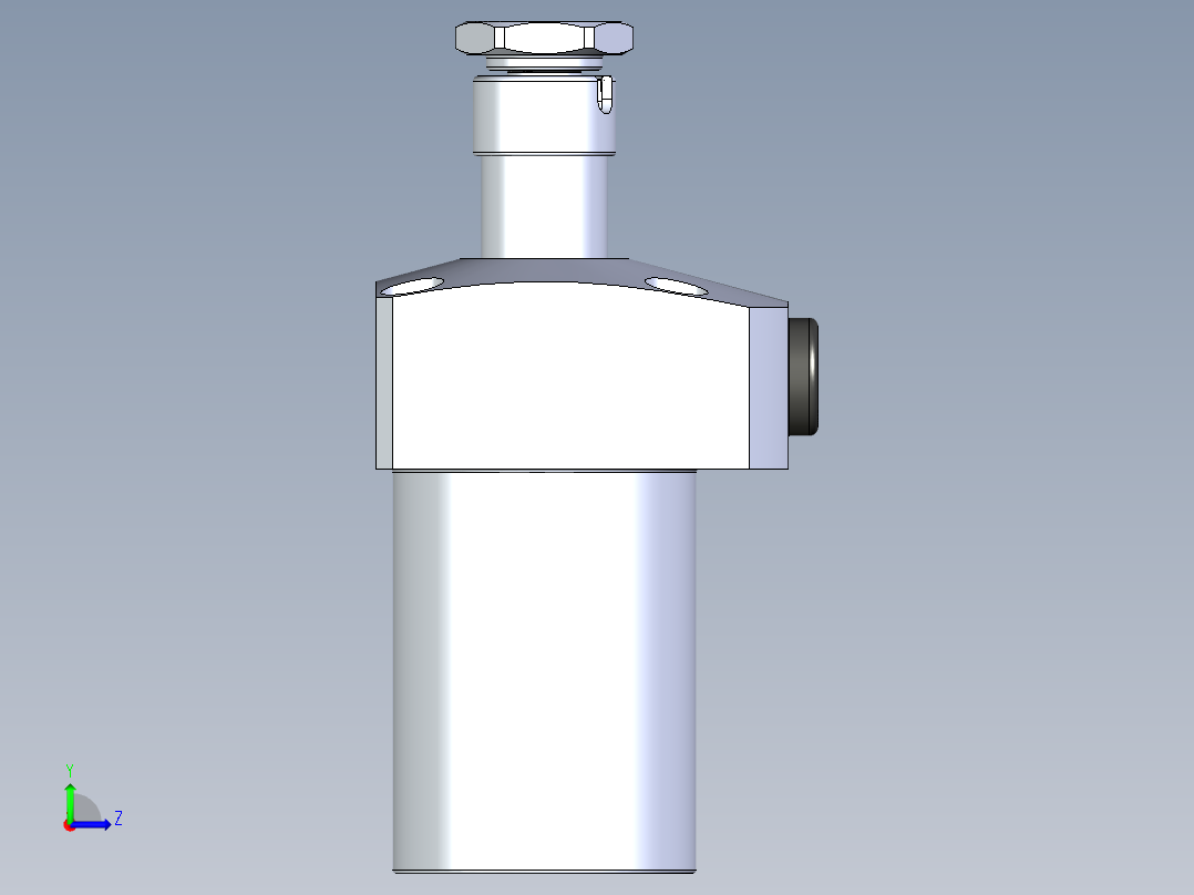 KOSMEKLT0360-CL-Y30多系列多零件图纸模型多系列多零件图纸模型左视图