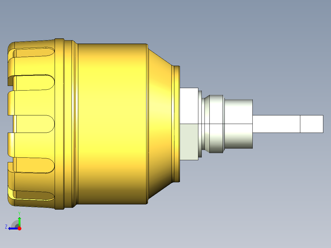 超声波设备H-69mm-2.72in-SS-PBT-ENCLOSURE-1-SPDT-RELAY-BSP-THREAD右视图