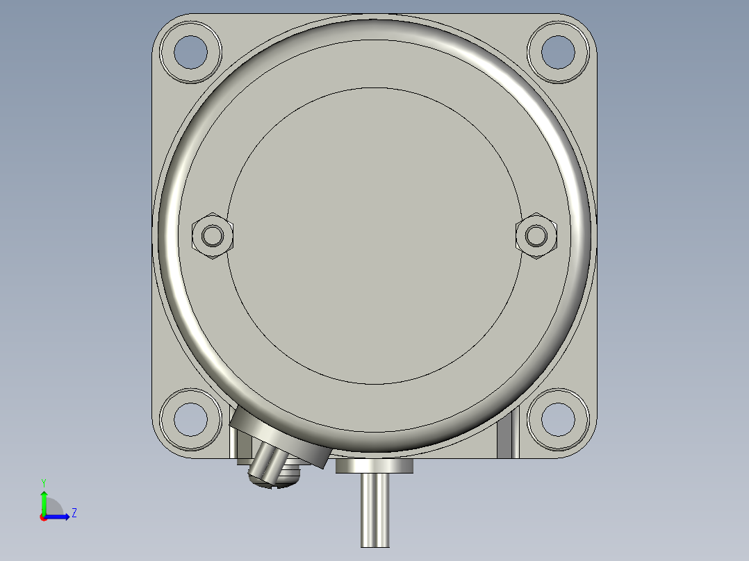 M6RX6SB4LS微型齿轮调速马达左视图