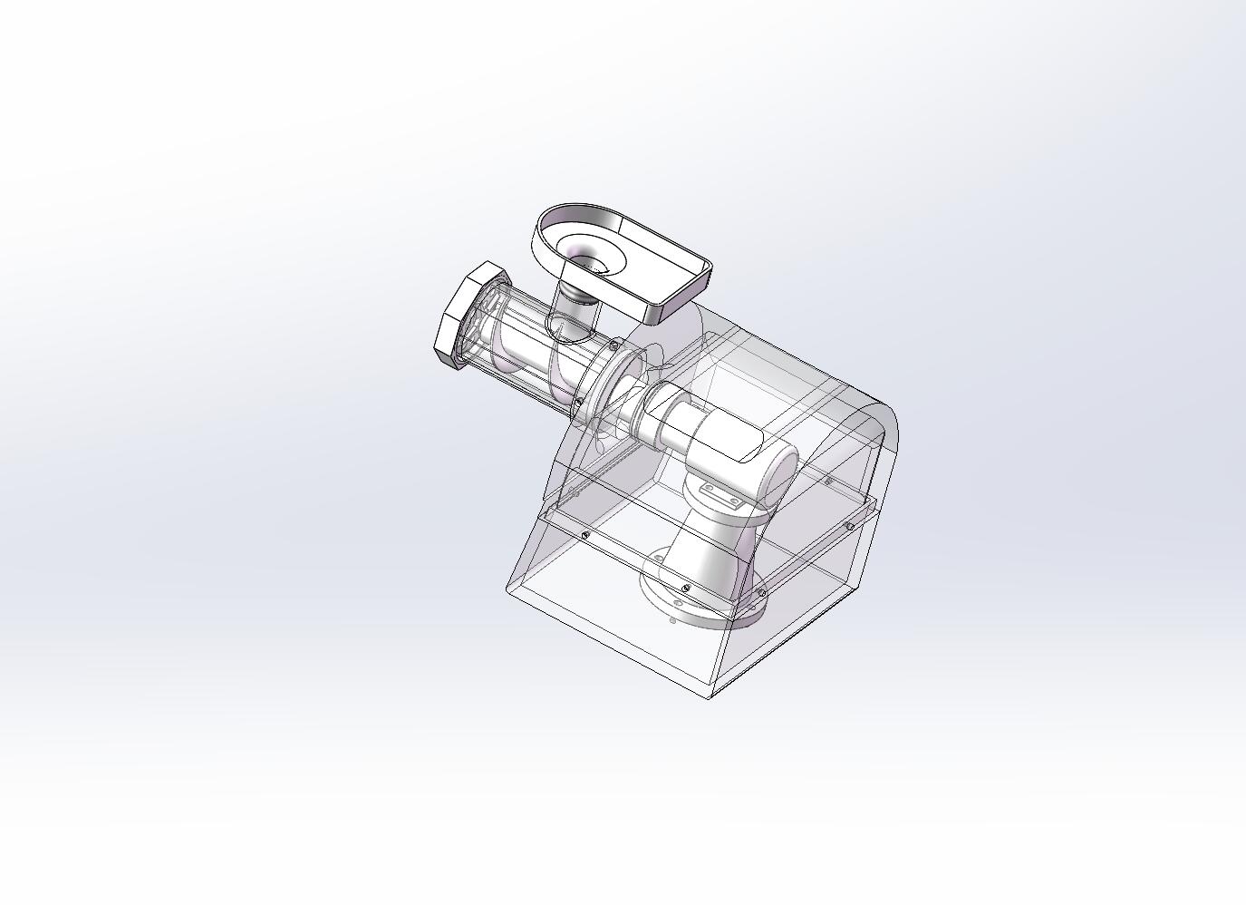 家用电动绞肉机设计（含三维SW模型+CAD图纸+说明）