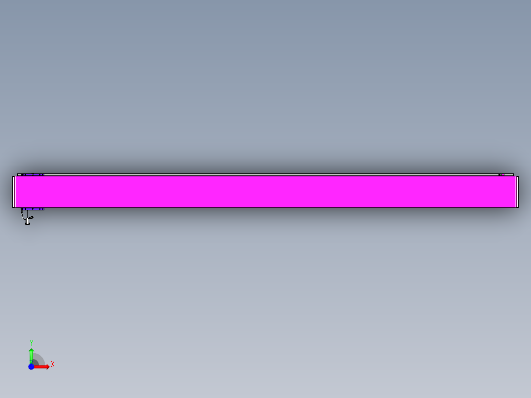 威洛博VL系列直线电机模组-VL22H2-S3250前视图