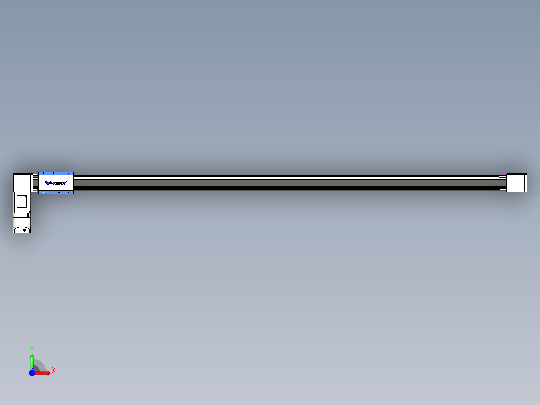 威洛博LB.GB同步带传动--欧规系列GB8-L192-S2200-BL-P75-K前视图