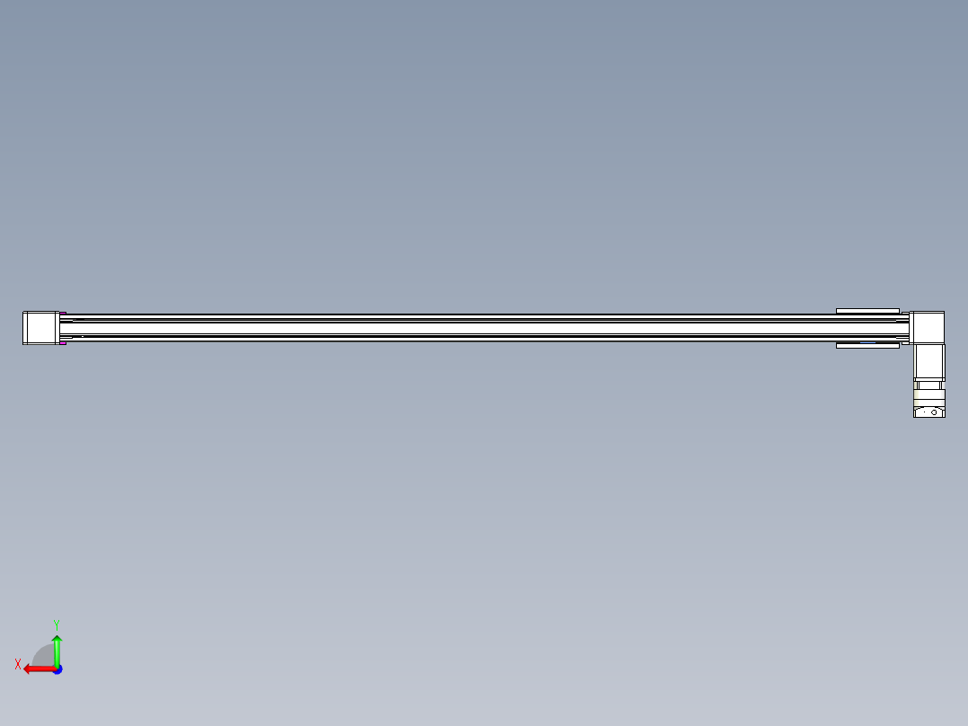 威洛博LB.GB同步带传动--欧规系列GB8-L192-S2200-BL-P75-K后视图