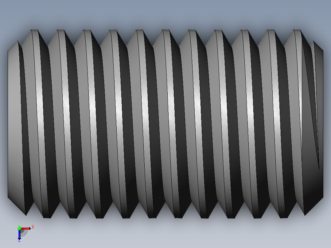 DIN 913-ISO 4026 固定螺钉-M18 L=30.SLDPRT俯视图