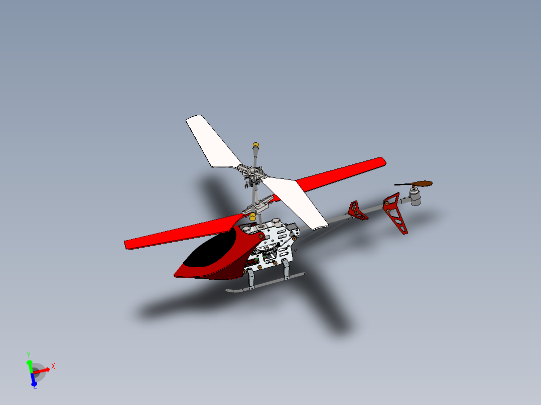 直升<span style='color: red'>飞机</span> <span style='color: red'>飞机</span>模型设计 (4)