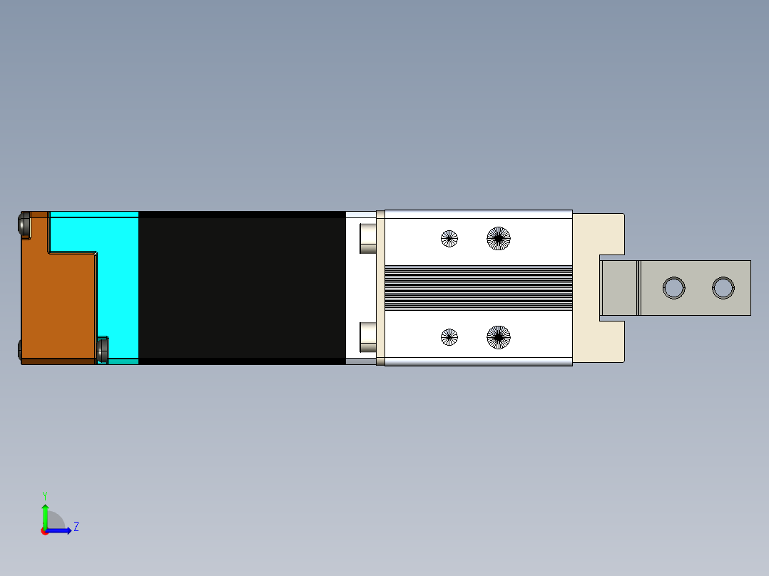 电动手指-LEF20-S10-Q-03 左视图