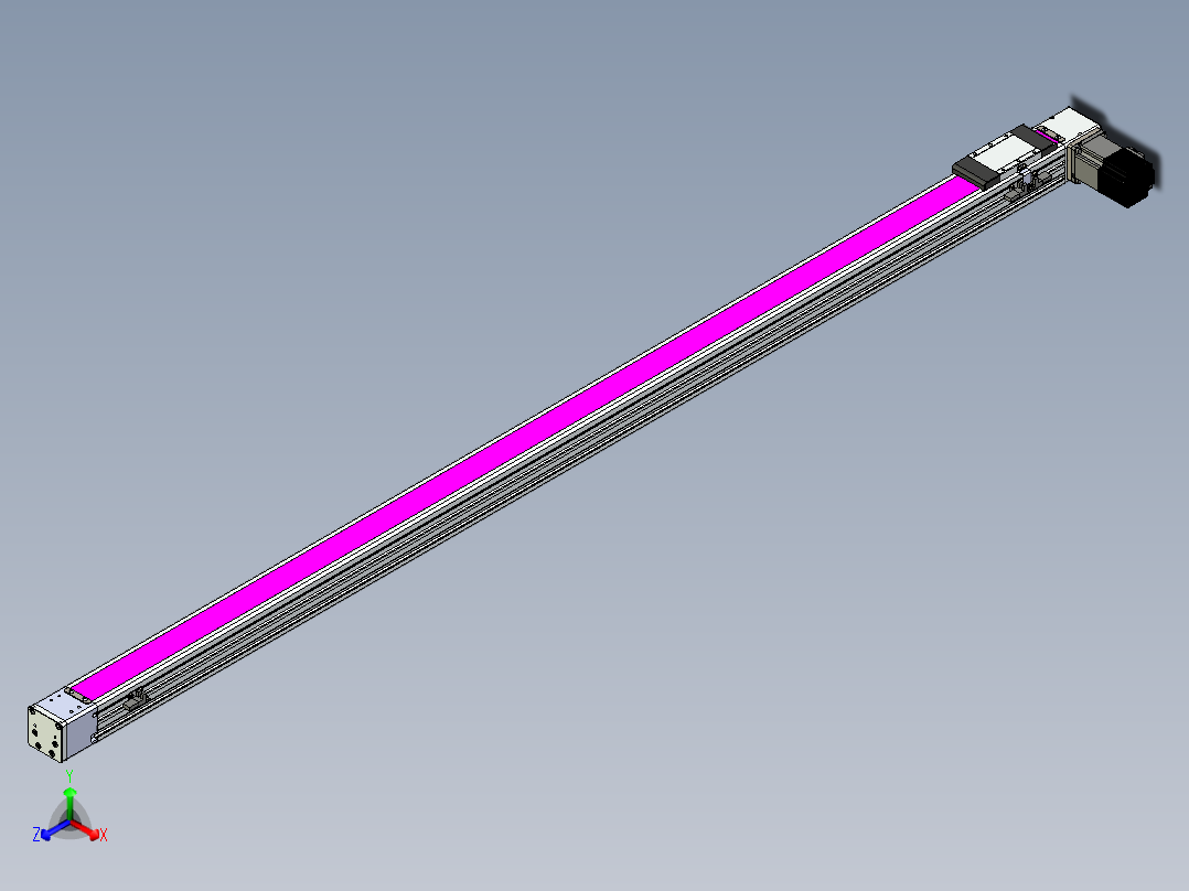 同步带滑台-欧规BC6-L120-S1700-R-P40-D3正等轴测图