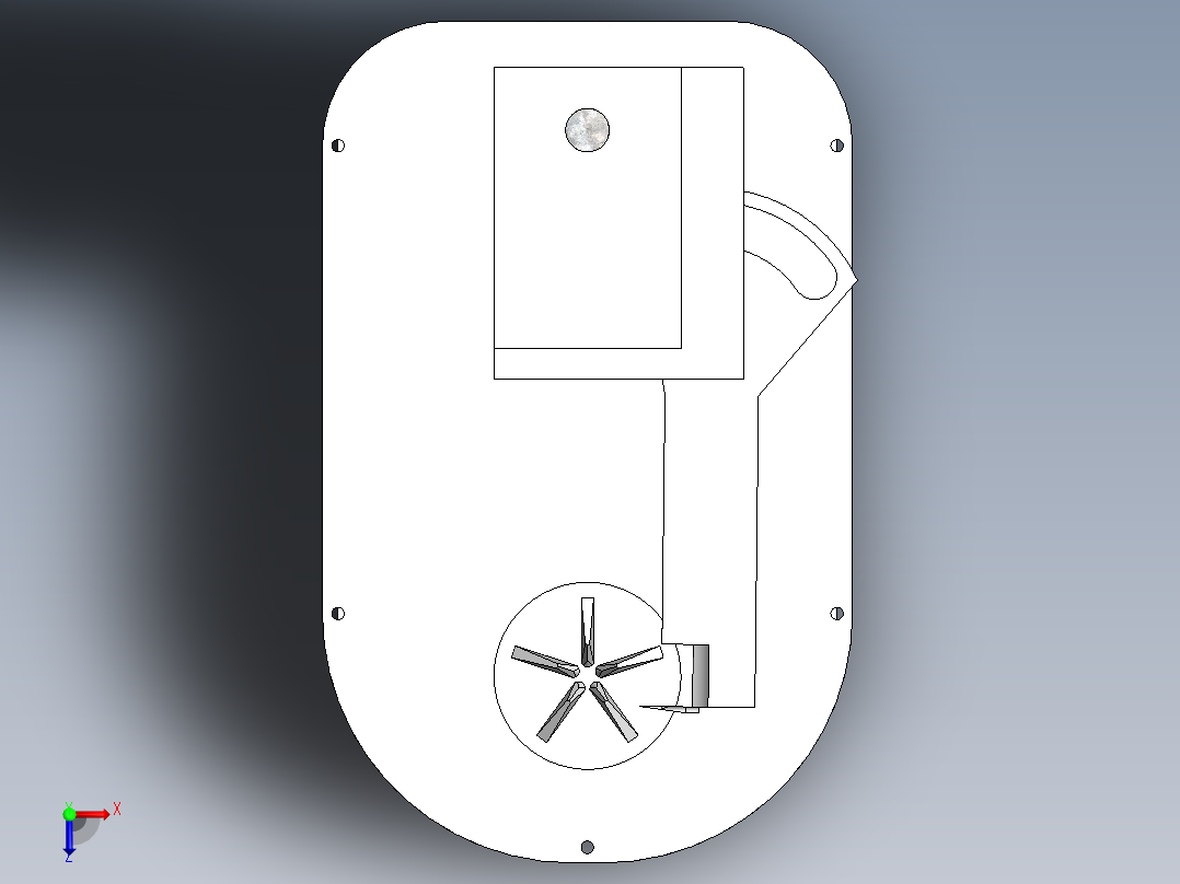 电动水果削皮机-SW STP IGS俯视图