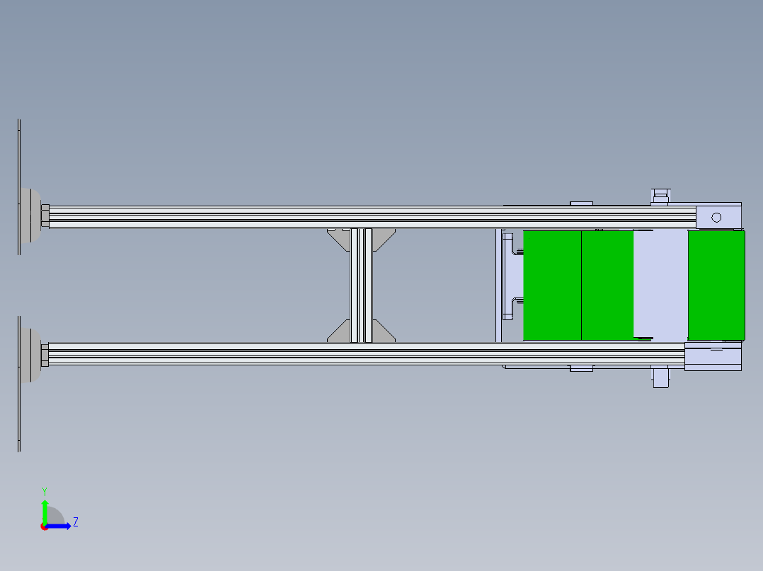 皮带输送机 (56)左视图