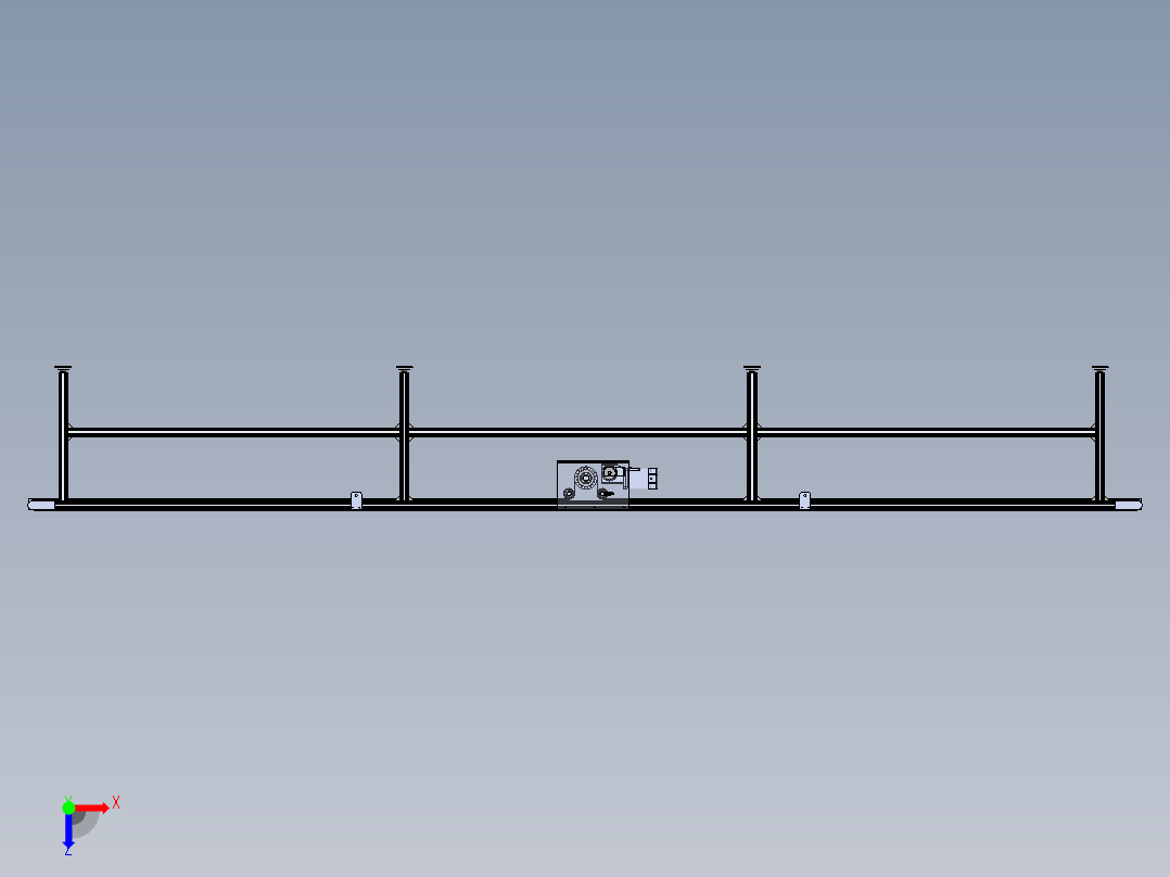 皮带输送机 (56)俯视图
