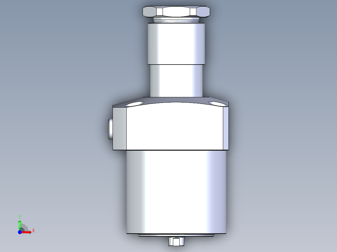KOSMEKLHA1050-CLD多系列多零件图纸模型前视图