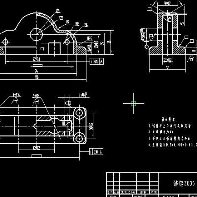 换向阀CAD全套图纸 机械设计CAD图纸DWG图纸2D图纸