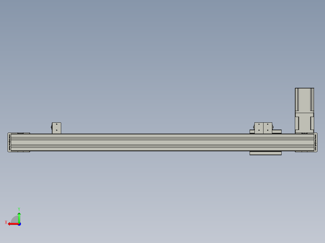 威洛博LB.GB同步带传动--欧规系列EBF5-L11-S650-BR-P20-C4后视图