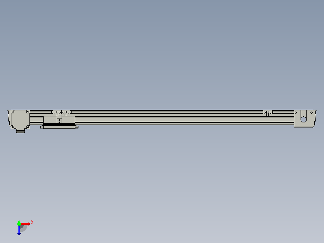 威洛博LB.GB同步带传动--欧规系列EBF5-L11-S650-BR-P20-C4俯视图
