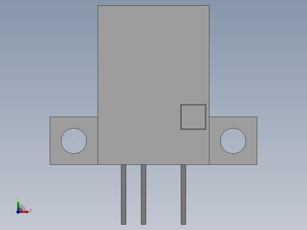 光电开关-EE-SPY301（配接线端子）前视图