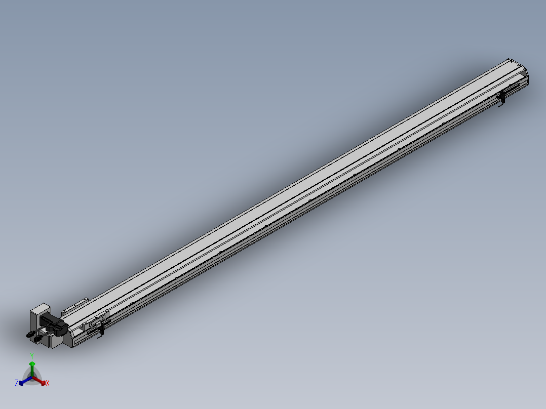 精密模组MT100-L78-1800-LU-M10-C4正等轴测图